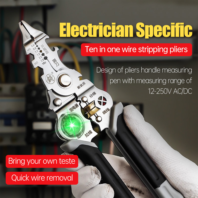 Automatic Wire Stripper Cutter - Çok fonksiyonlu Tel Stripper Elektrik Test