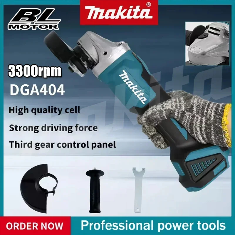 Brushless Angle Grinder Battery Powered - 2026 Makita DGA404 125 mm Açılı