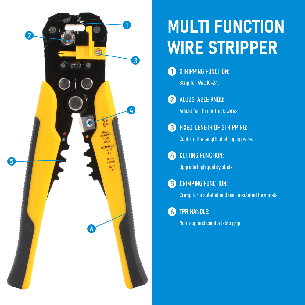 Ayarlanabilir Otomatik Kablo S - Automatic Wire Stripper Cutter incelemesi ve fiyatı