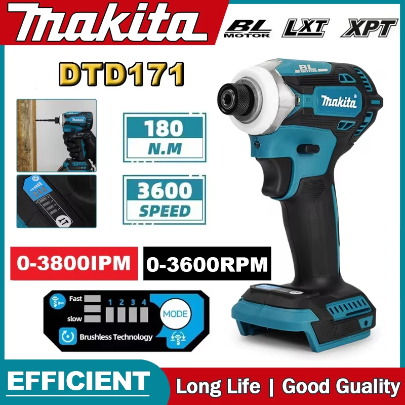 Makita DTD171 Fırçasız Darbeli - Brushless Cordless Electric Drill 18V incelemesi ve fiyatı