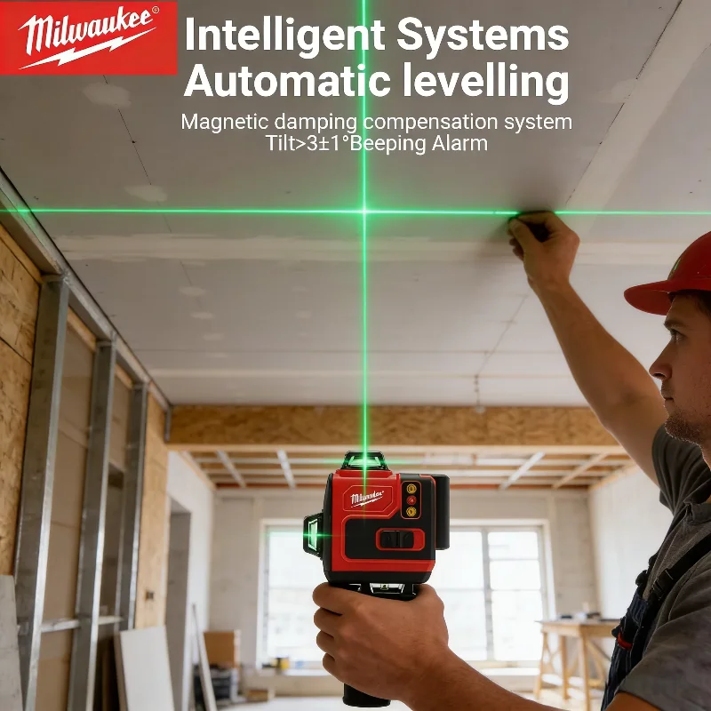 Orijinal Milwaukee 4D 16 Çizgi - Laser Level 16 Lines 4D Green incelemesi ve fiyatı