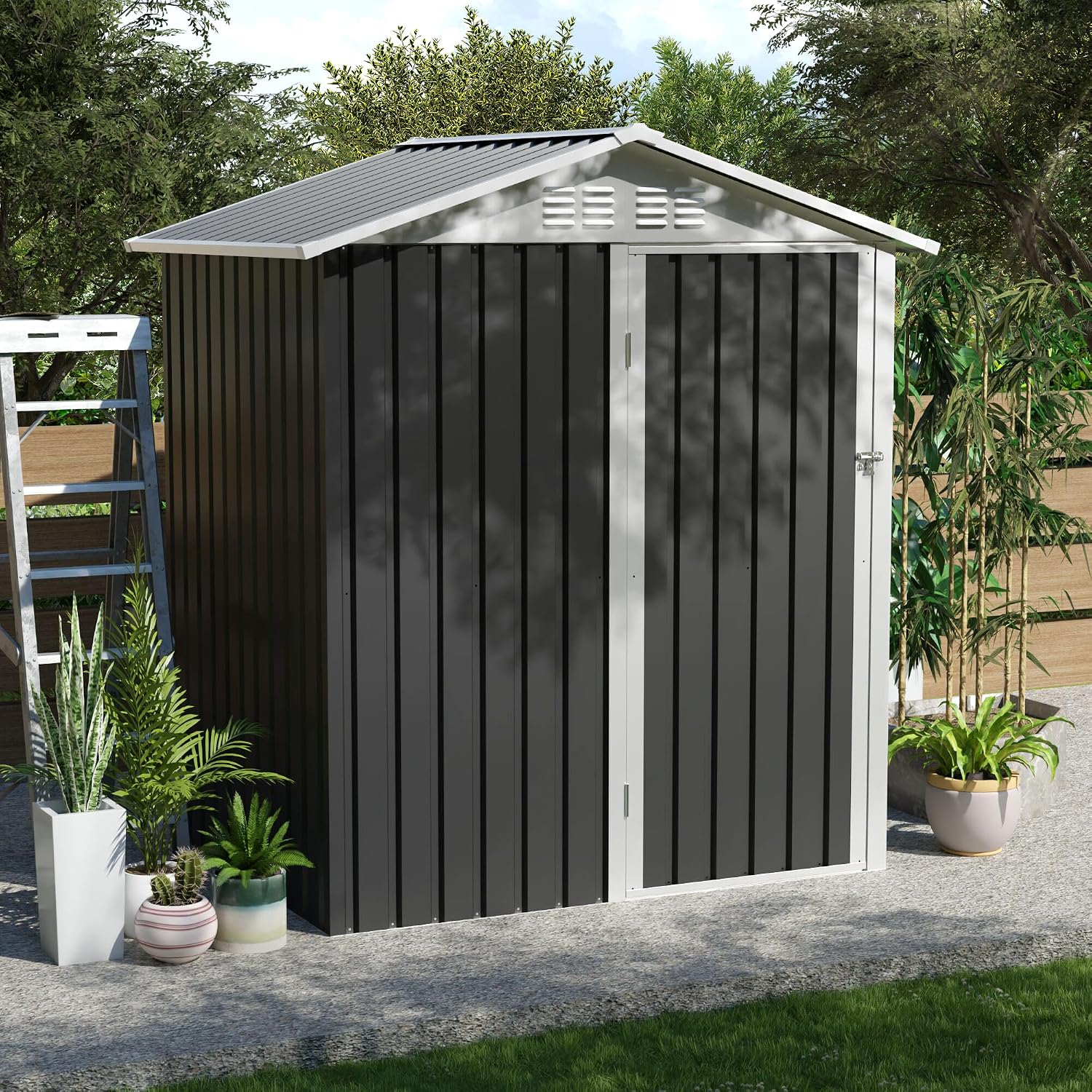Metal Dış Mekan Depolama Kulüb - Garden Tools incelemesi ve fiyatı