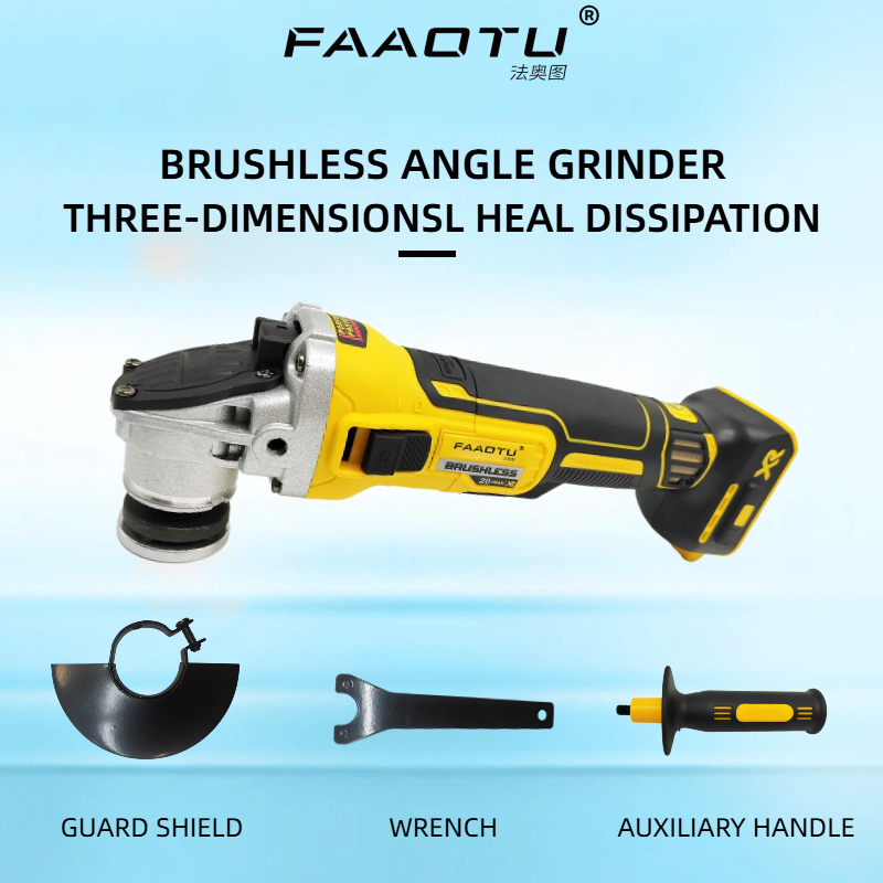 FAAOTU DCG405 125mm düz kafalı - Brushless Angle Grinder Battery Powered incelemesi ve fiyatı